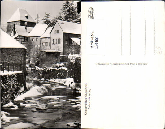 534100,Foto Ak Kneippheilbad Bad Münstereifel Winterstimmung