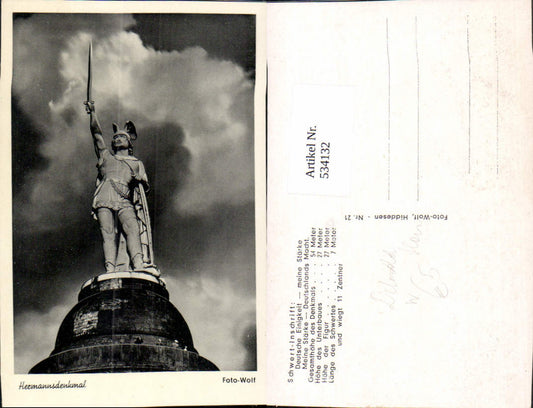 534132,Detmold Hermannsdenkmal i. Teutoburger Wald