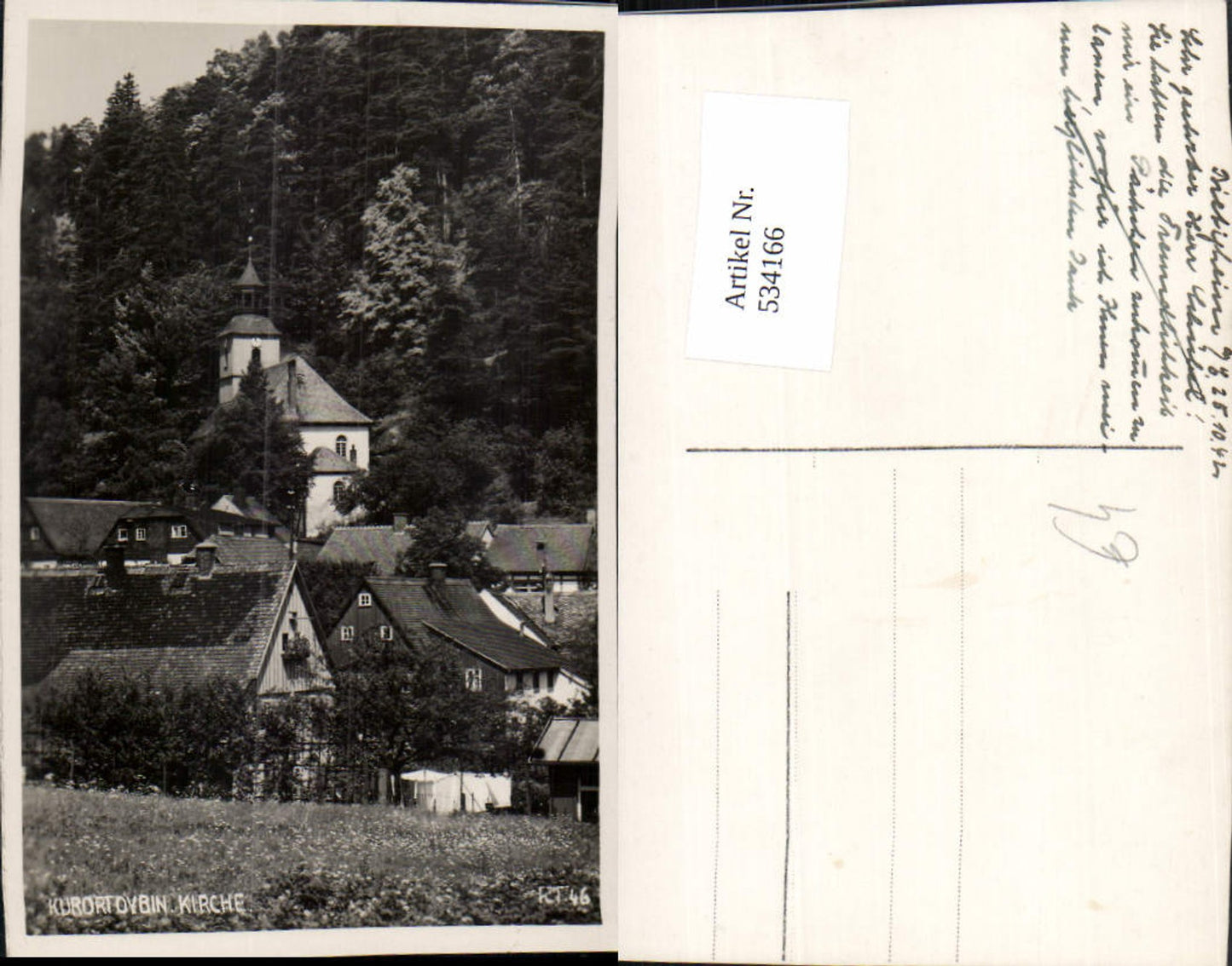 534166,Foto Ak Oybin Kirche