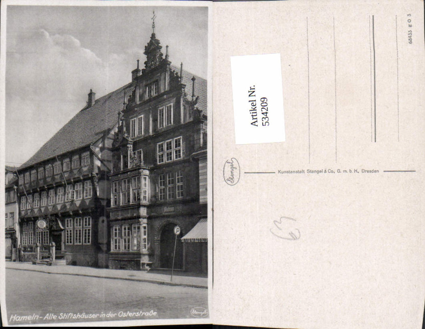 534209,Hameln Alte Stifthäuser i. d. Osterstraße