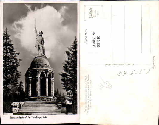 534210,Foto Ak Detmold Hermannsdenkmal i. Teutoburger Wald