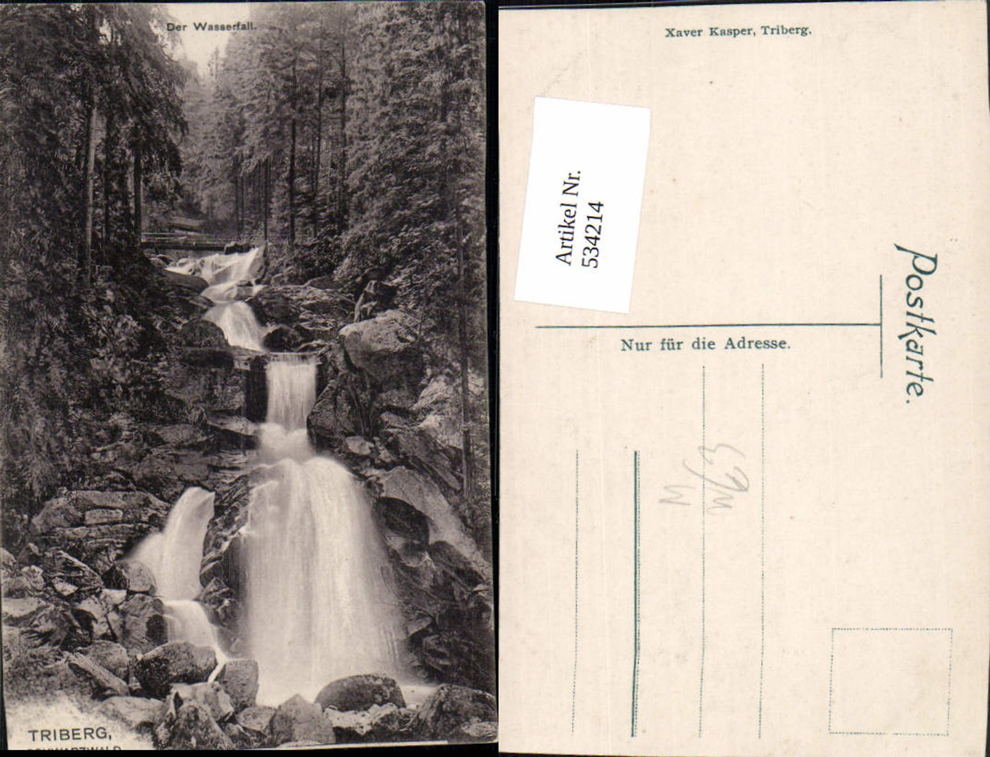 534214, Triberg in the Black Forest The waterfall