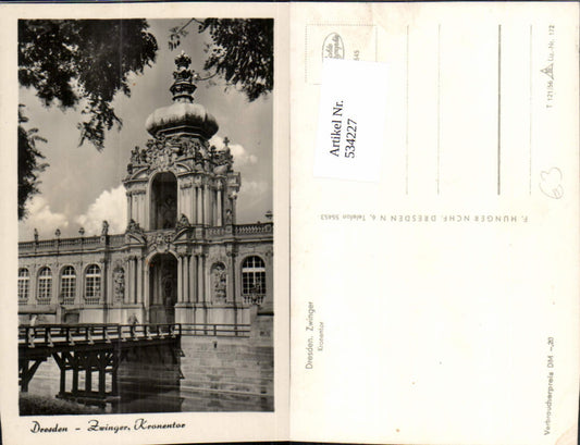 534227,Foto Ak Dresden Zwinger Kronentor