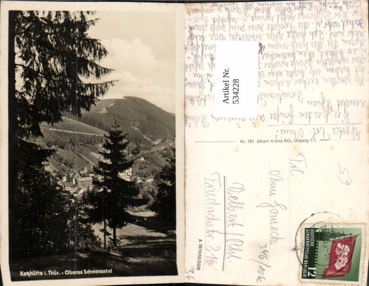 534228,Katzhütte i. Thüringen Oberes Scharzatal