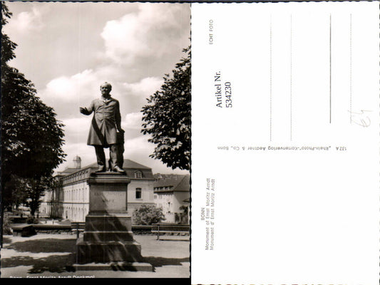 534230,Foto Ak Bonn Ernst-Moritz-Arndt-Denkmal Statue