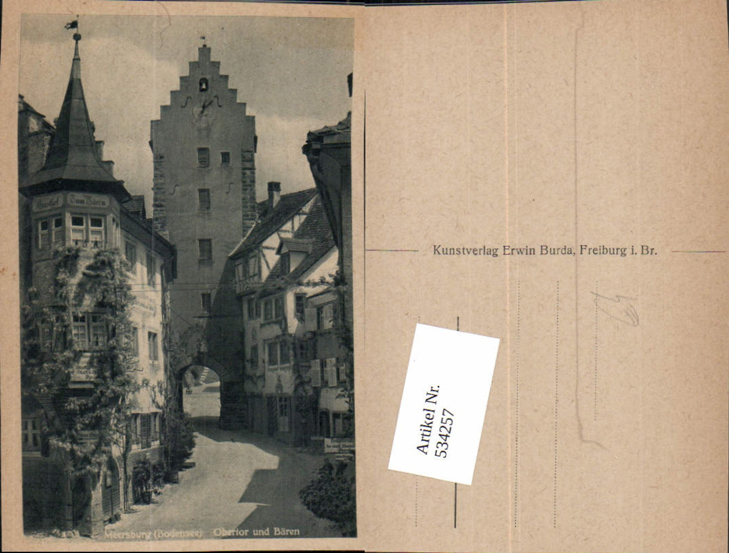 534257, Meersburg Lake Constance Upper Gate and Bear