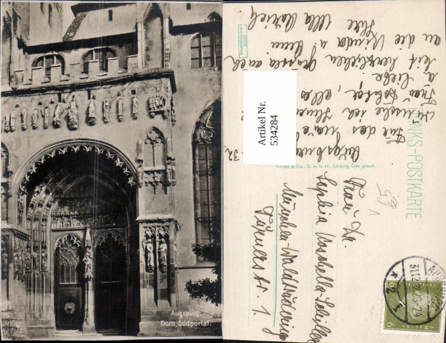 534284,Augsburg Dom Südportal Portal pub Trinks Co