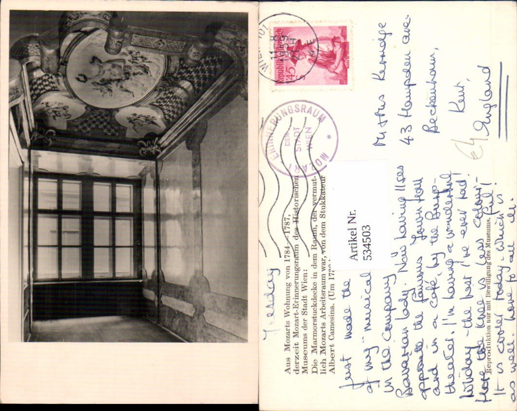 Alte Ansichtskarte – Old Postcard