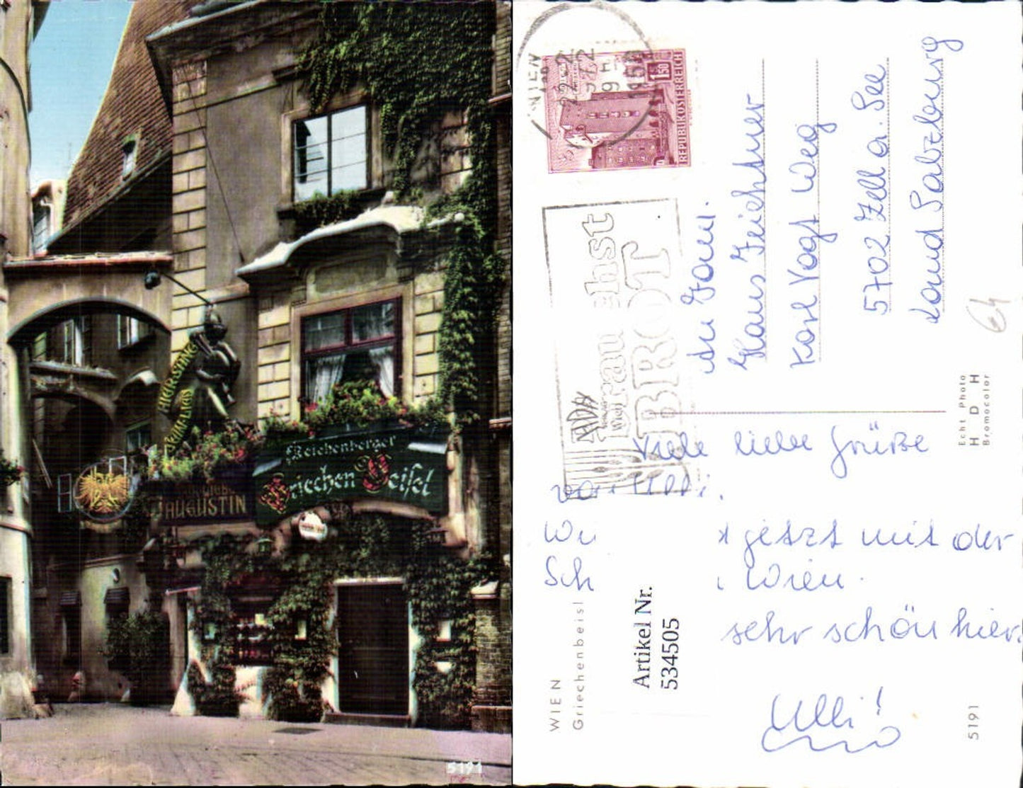 Alte Ansichtskarte – Old Postcard