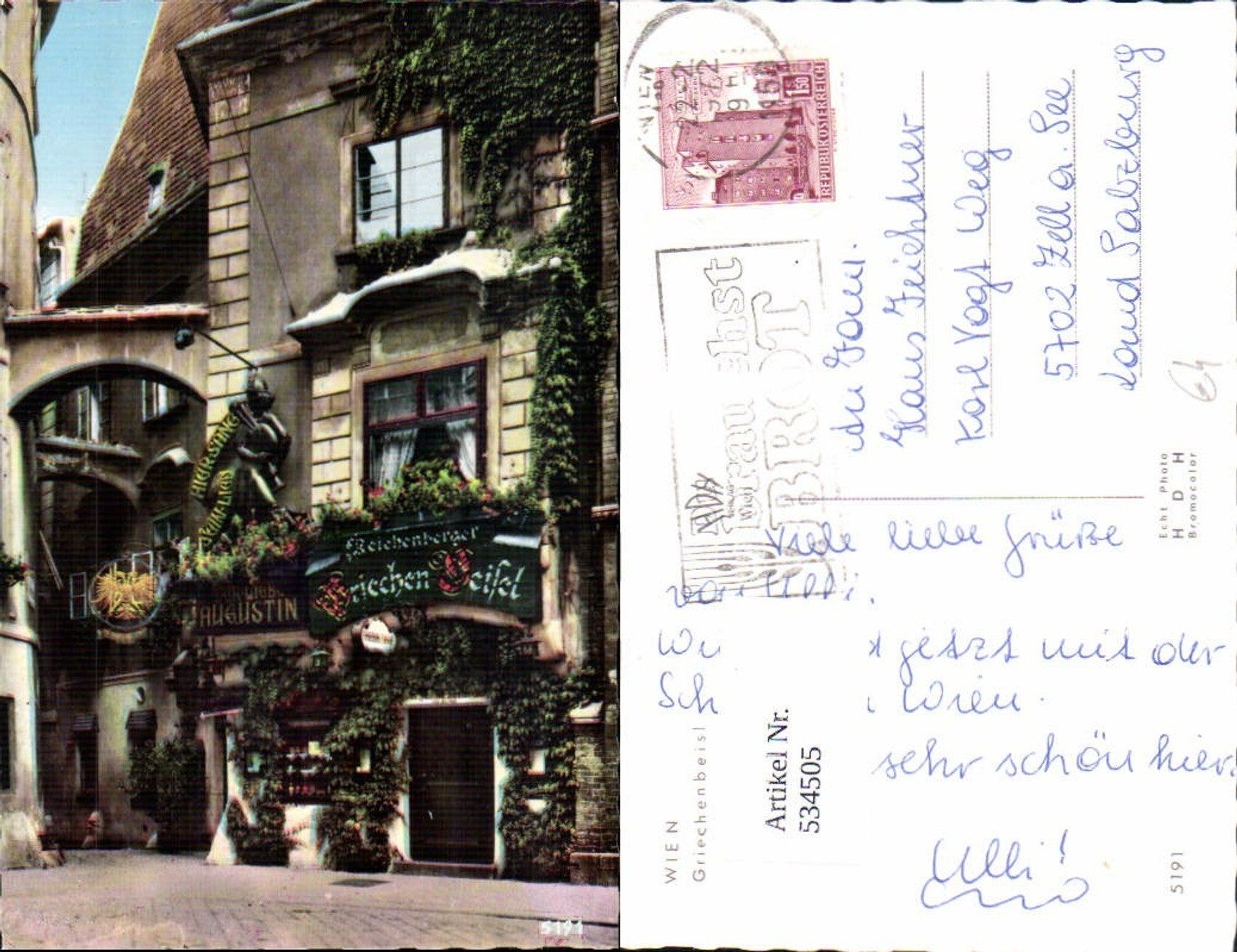 Alte Ansichtskarte – Old Postcard