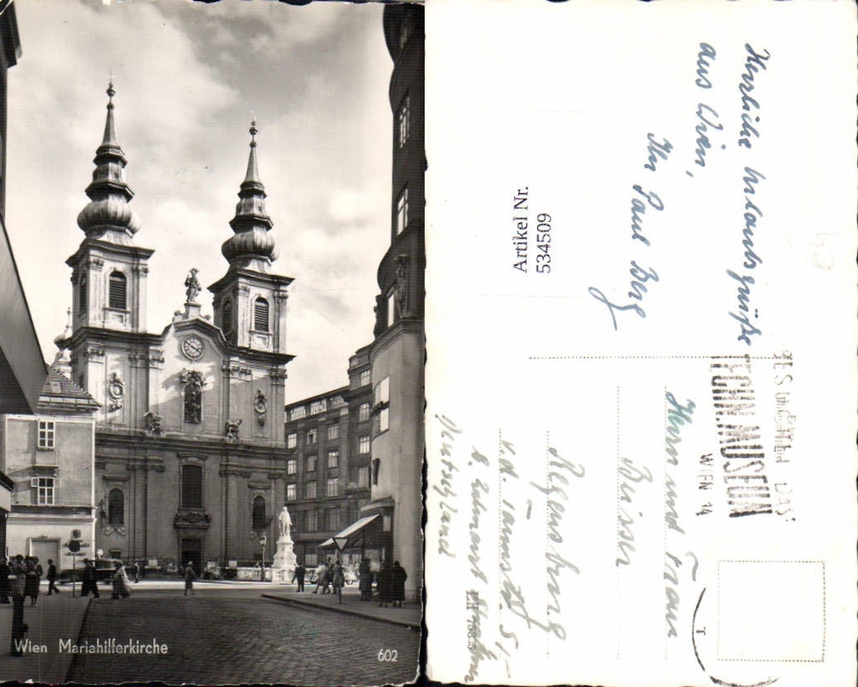 Alte Ansichtskarte – Old Postcard