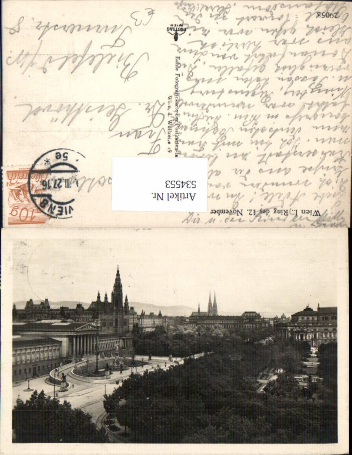 Alte Ansichtskarte – Old Postcard