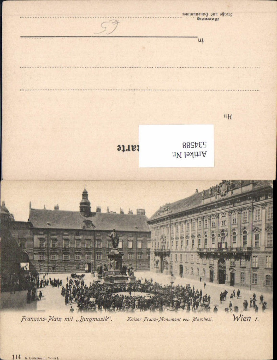 Alte Ansichtskarte – Old Postcard