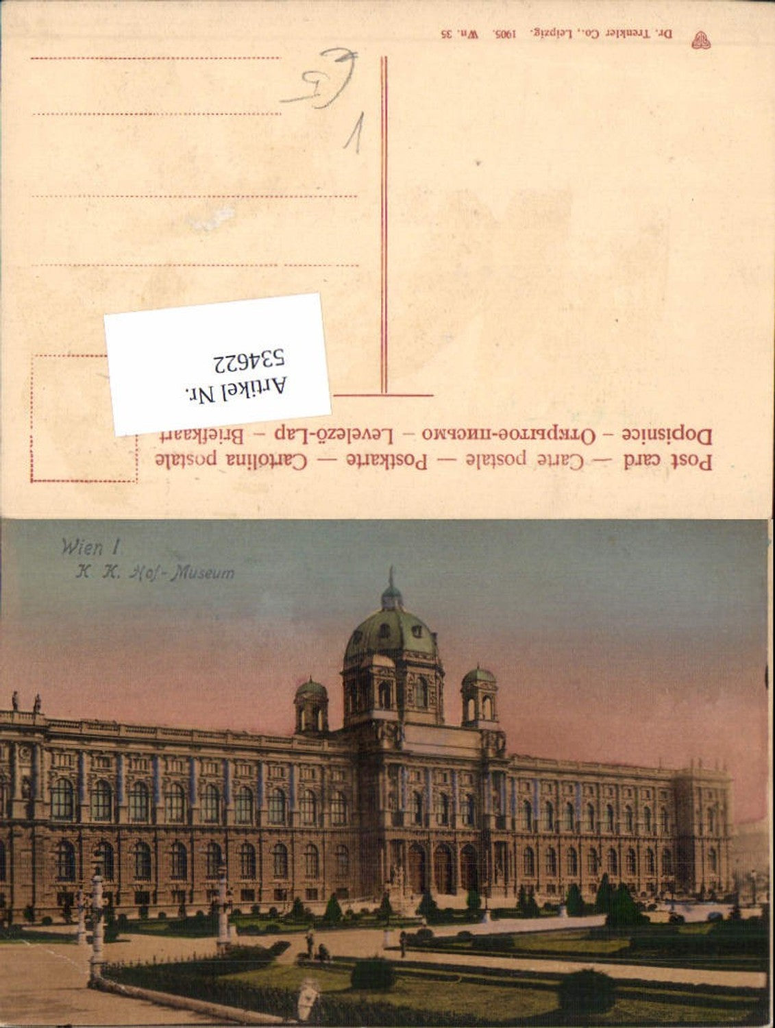 Alte Ansichtskarte – Old Postcard