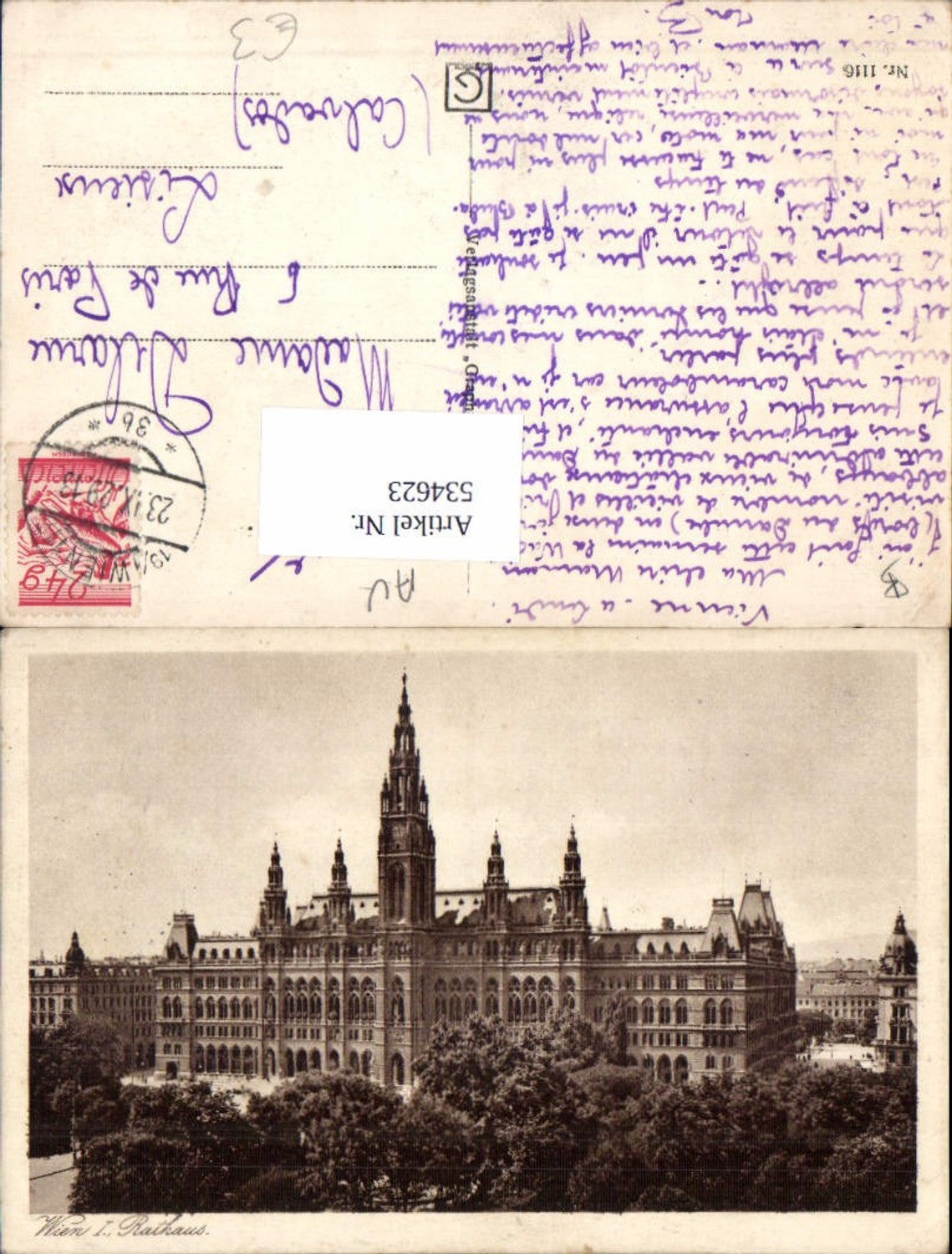 Alte Ansichtskarte – Old Postcard