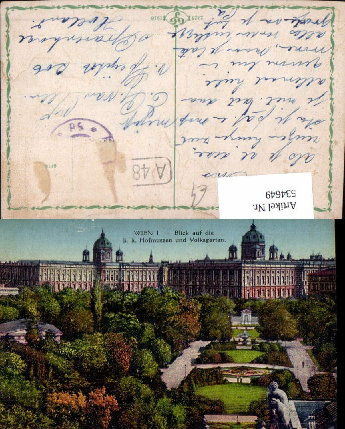 Alte Ansichtskarte – Old Postcard