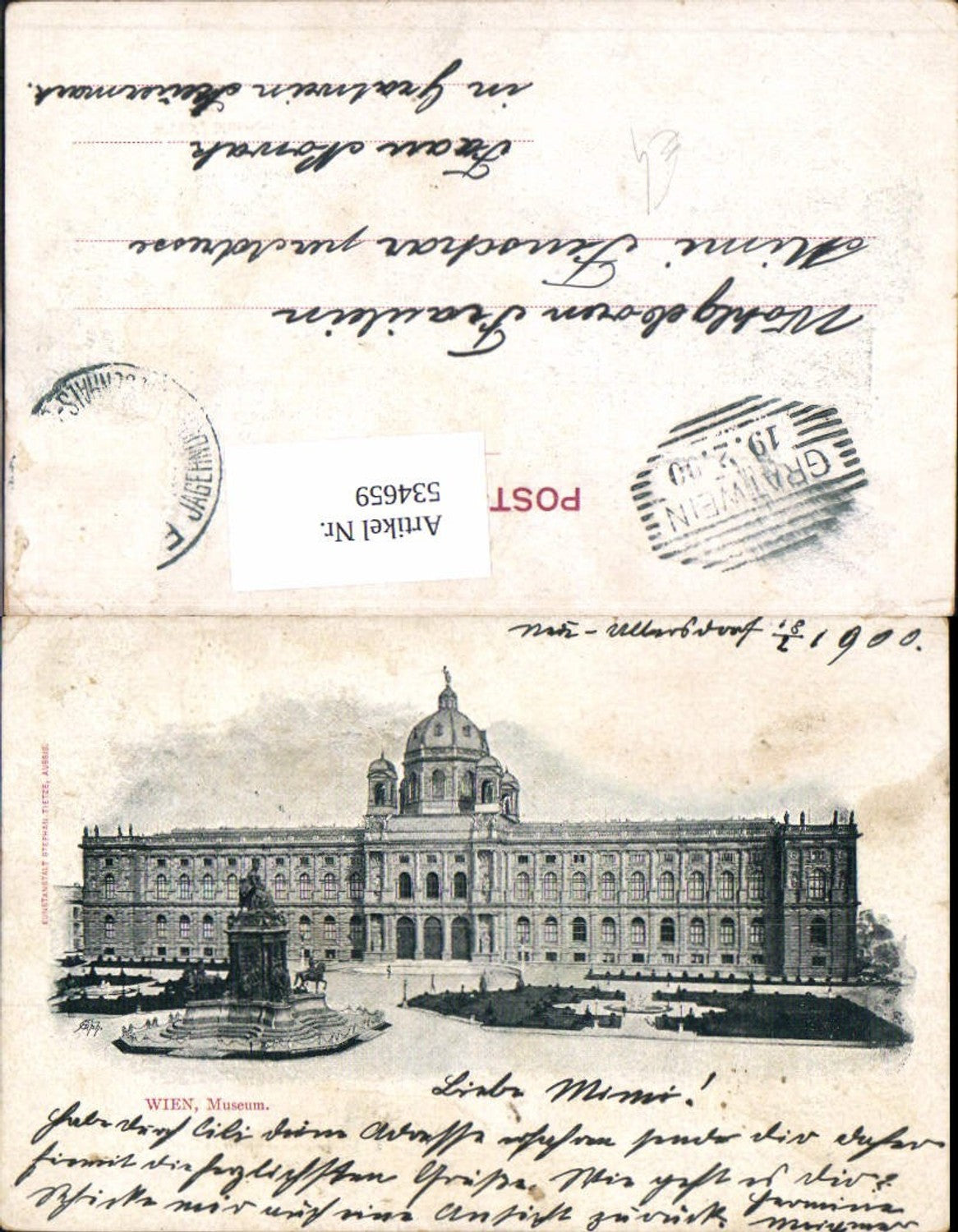 Alte Ansichtskarte – Old Postcard