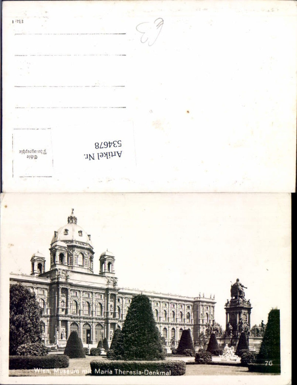Alte Ansichtskarte – Old Postcard