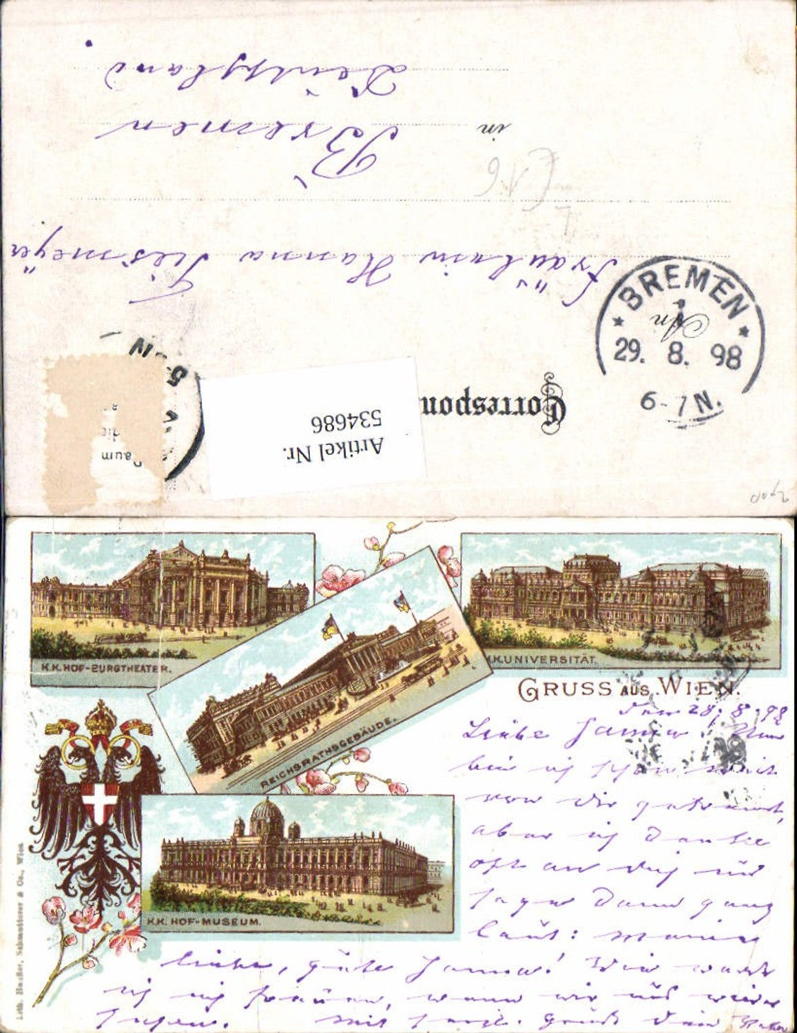 Alte Ansichtskarte – Old Postcard