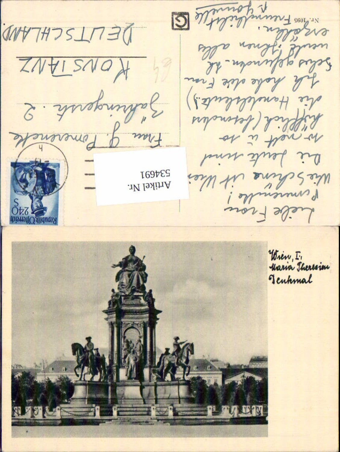 Alte Ansichtskarte – Old Postcard