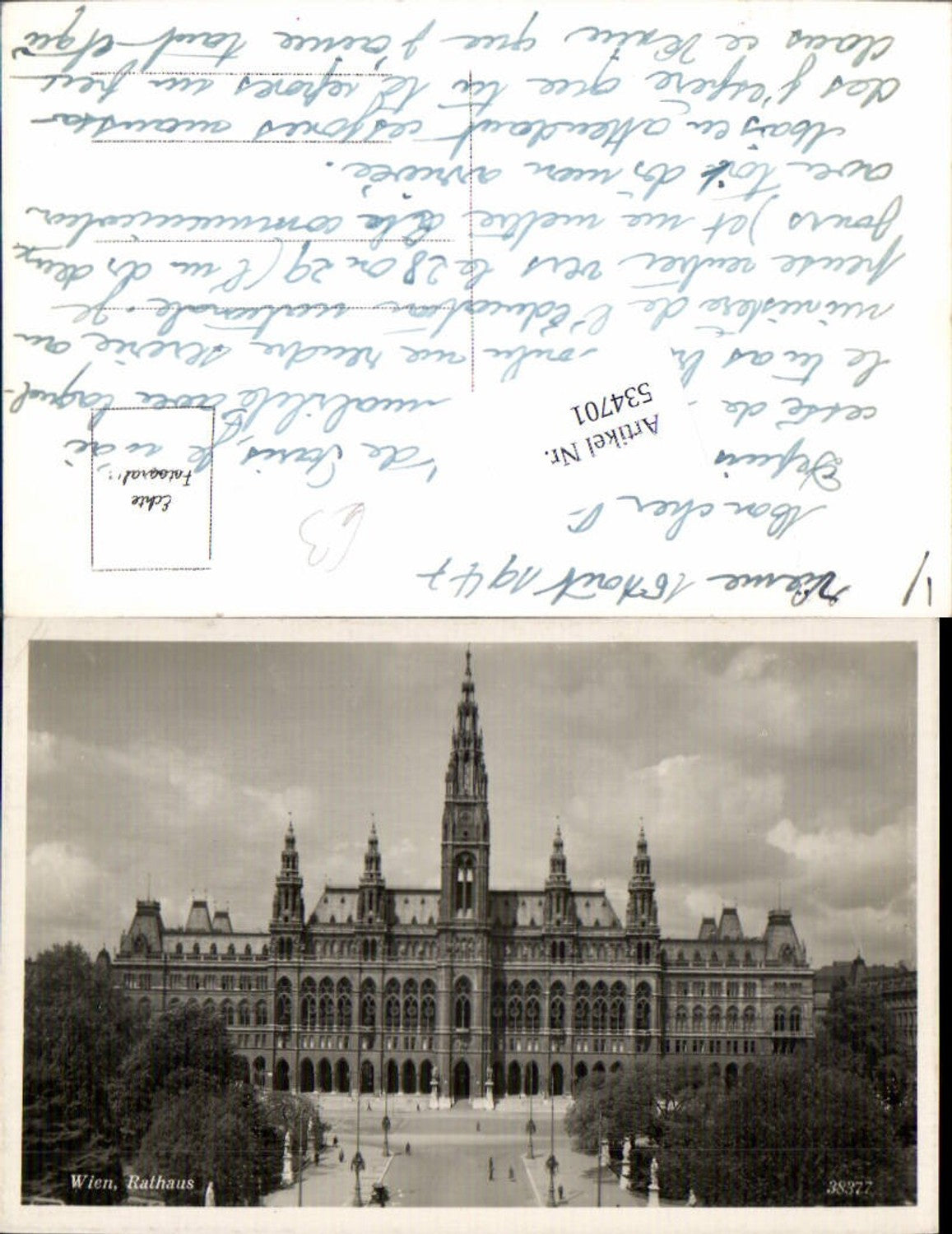 Alte Ansichtskarte – Old Postcard