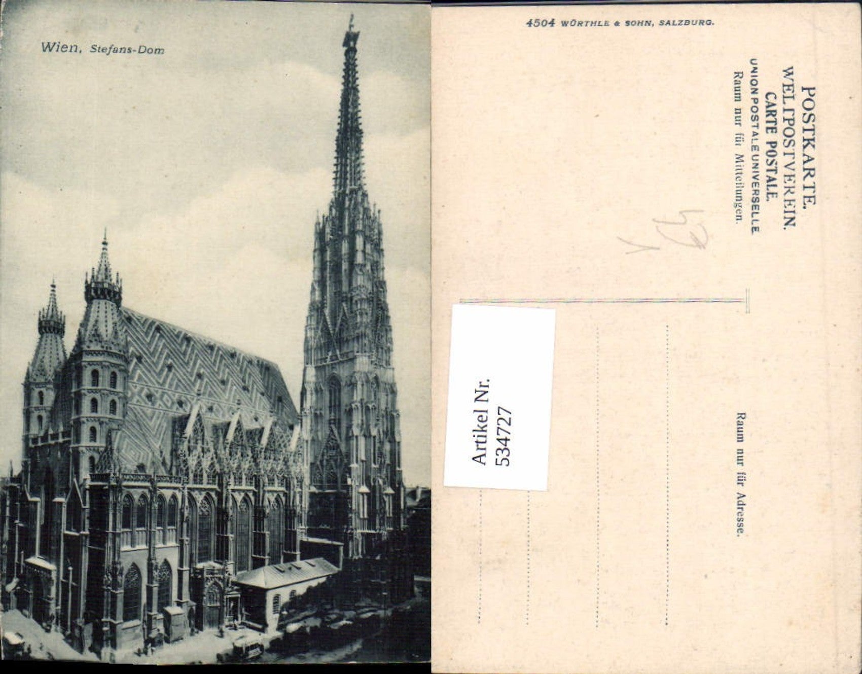 Alte Ansichtskarte – Old Postcard