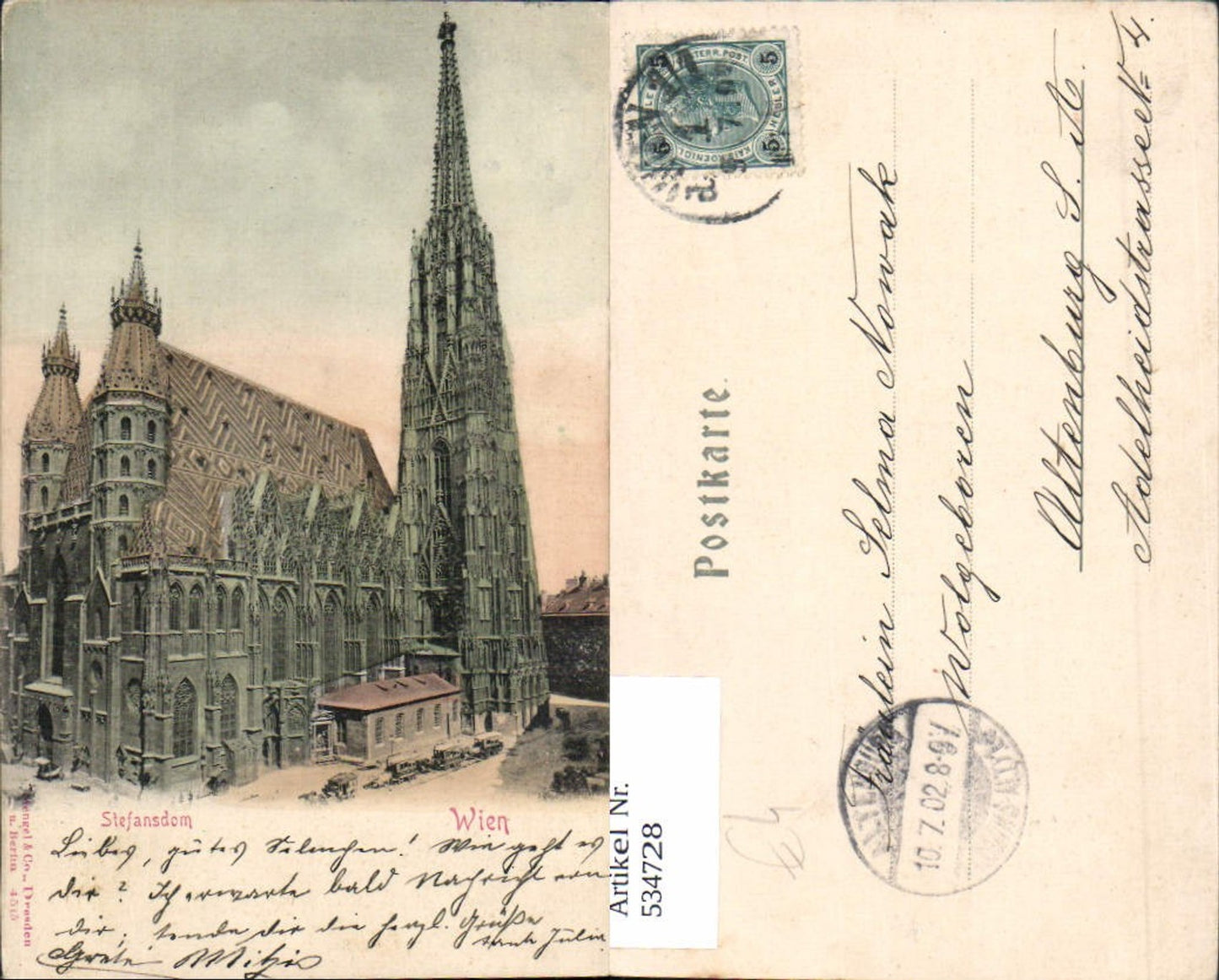 Alte Ansichtskarte – Old Postcard