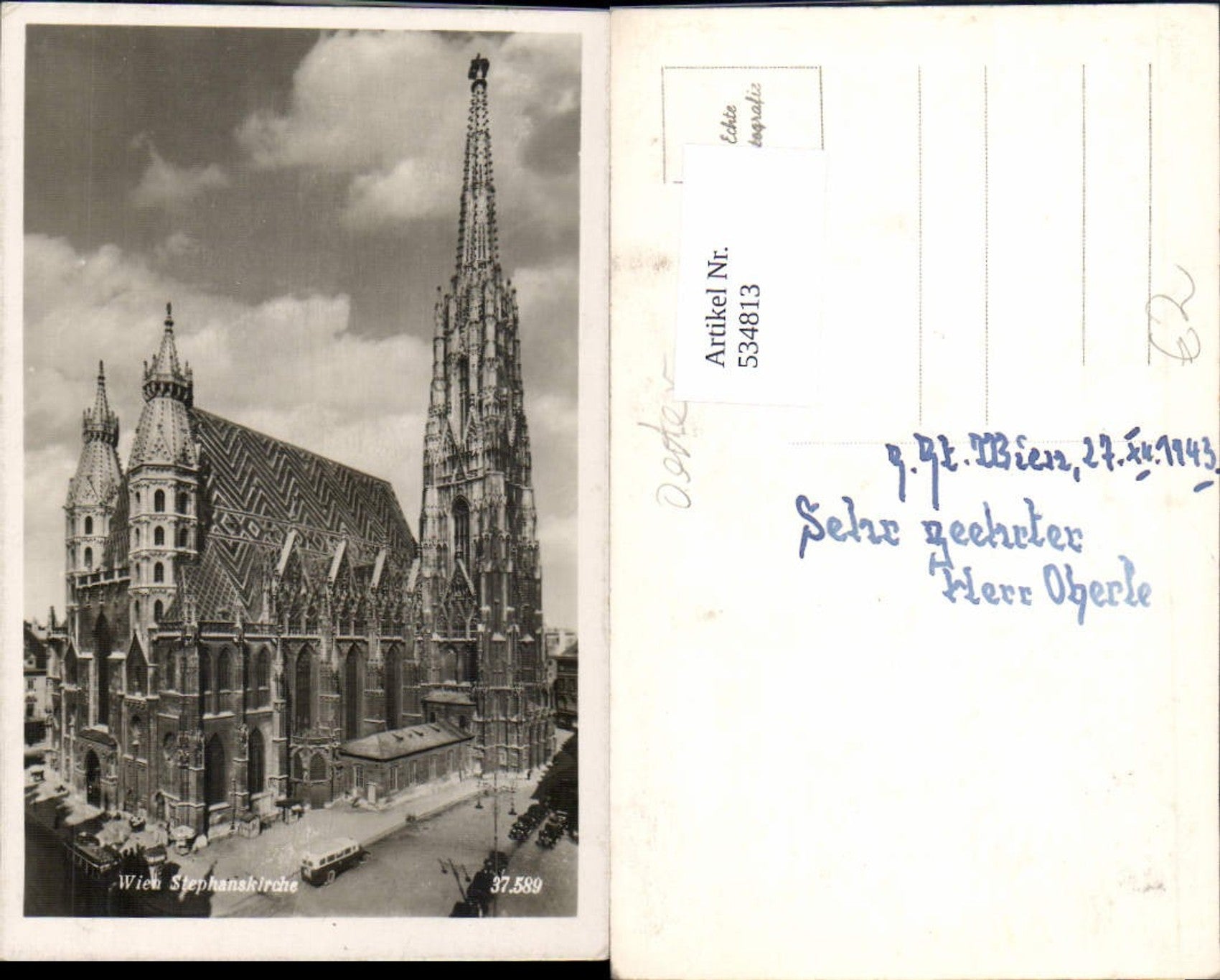 Alte Ansichtskarte – Old Postcard