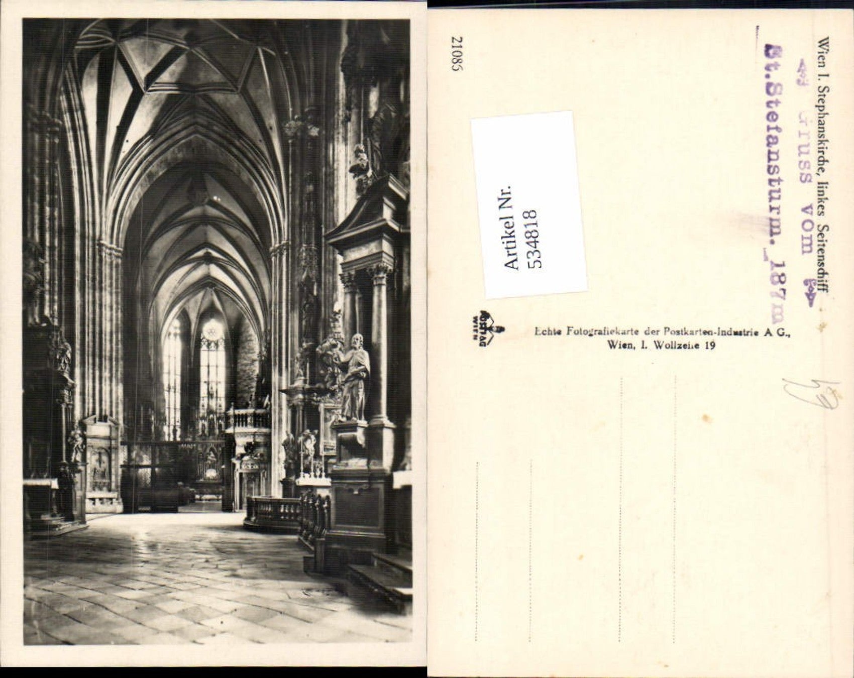 Alte Ansichtskarte – Old Postcard