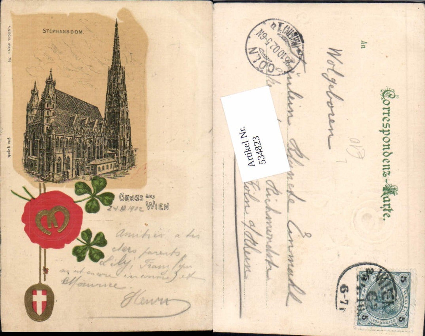 Alte Ansichtskarte – Old Postcard
