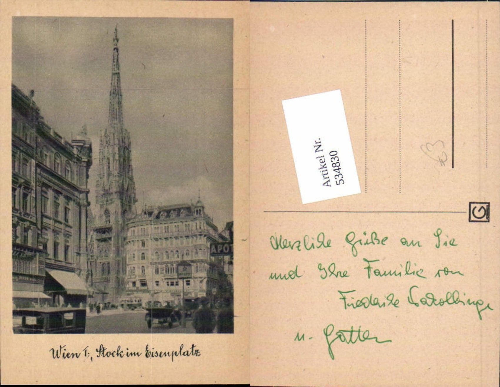 Alte Ansichtskarte – Old Postcard