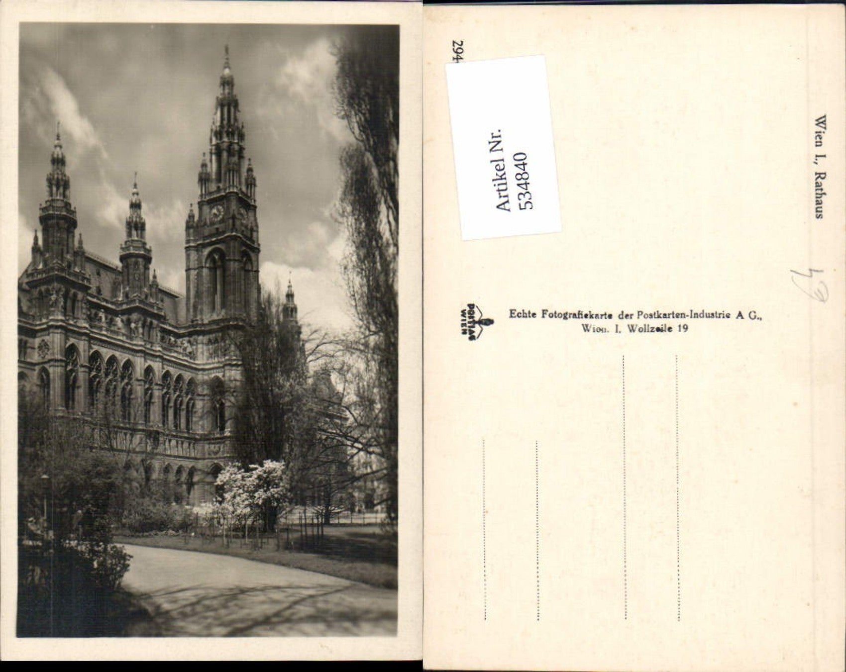 Alte Ansichtskarte – Old Postcard