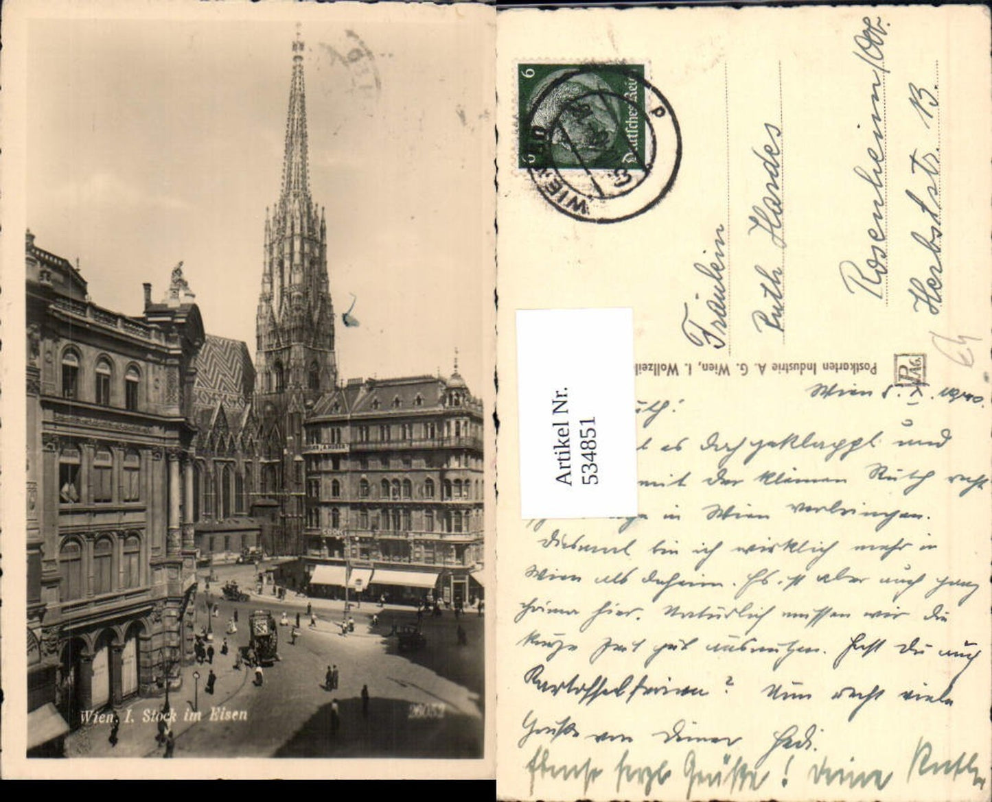 Alte Ansichtskarte – Old Postcard