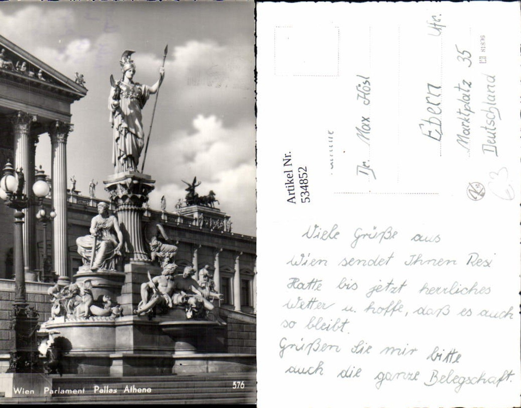 Alte Ansichtskarte – Old Postcard
