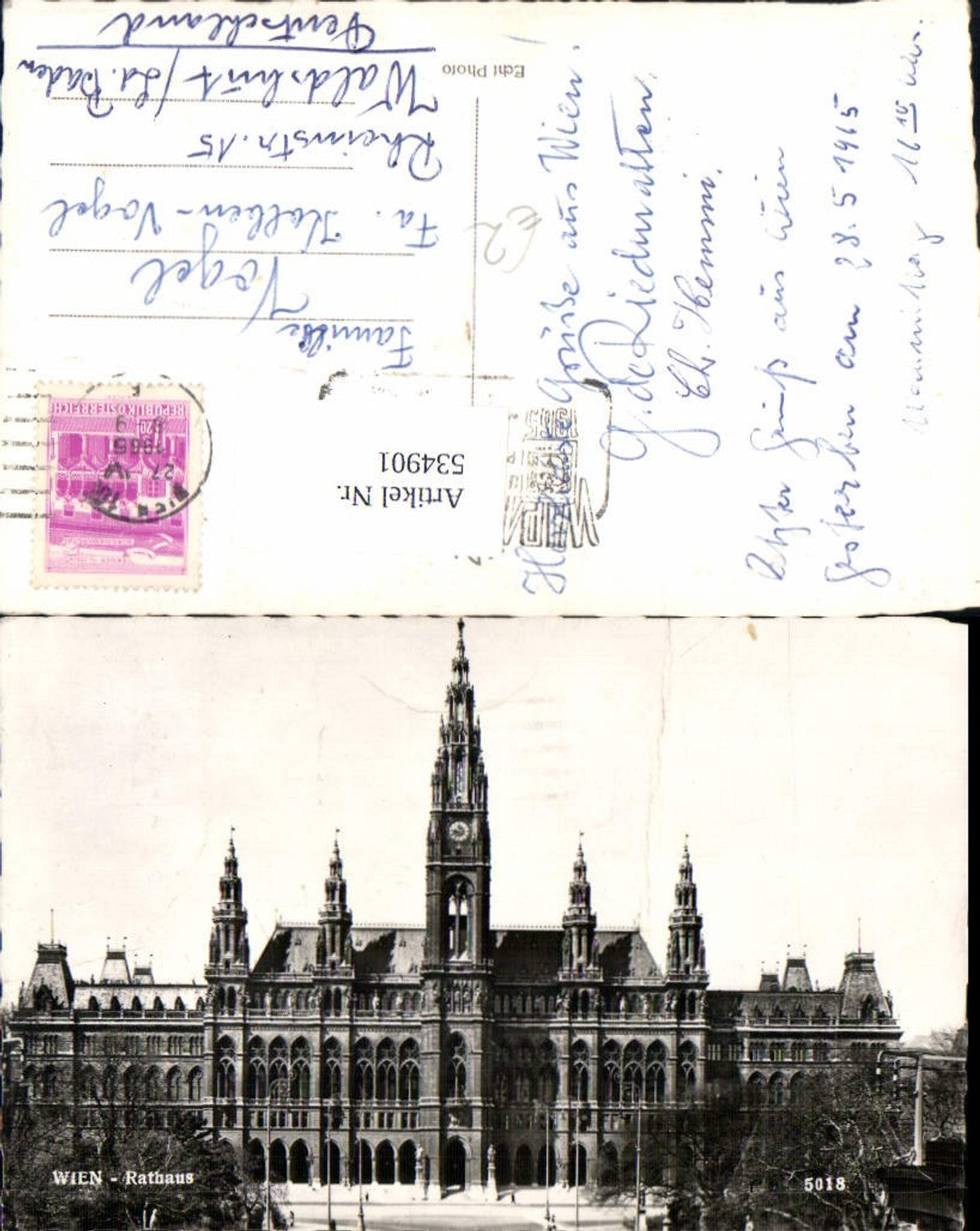 Alte Ansichtskarte – Old Postcard