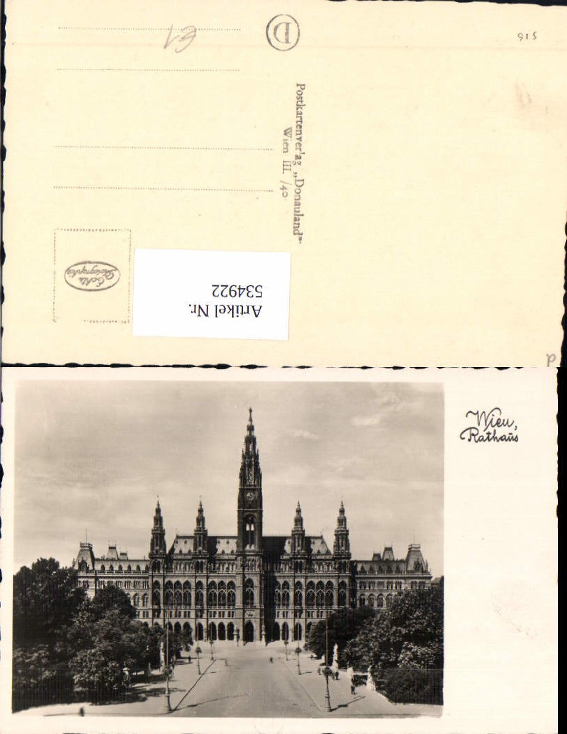Alte Ansichtskarte – Old Postcard