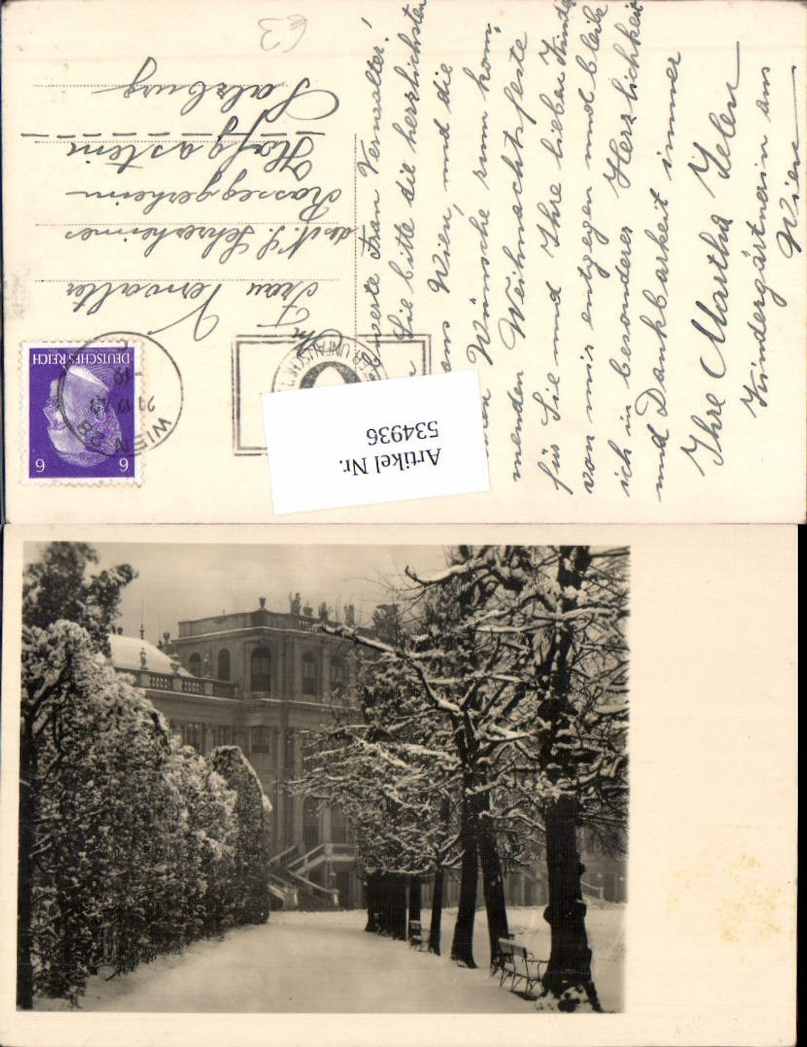 Alte Ansichtskarte – Old Postcard