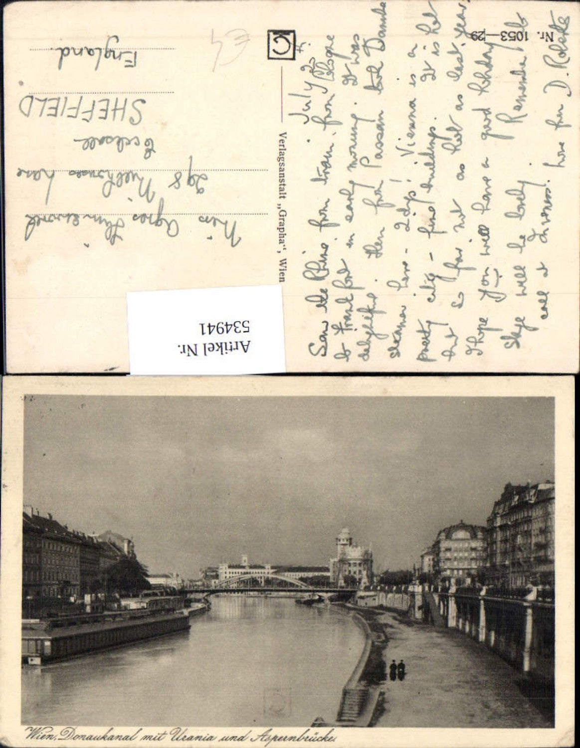 Alte Ansichtskarte – Old Postcard