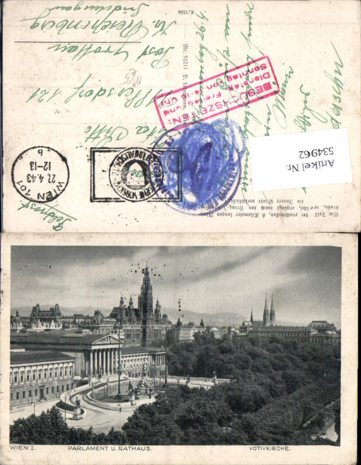 Alte Ansichtskarte – Old Postcard