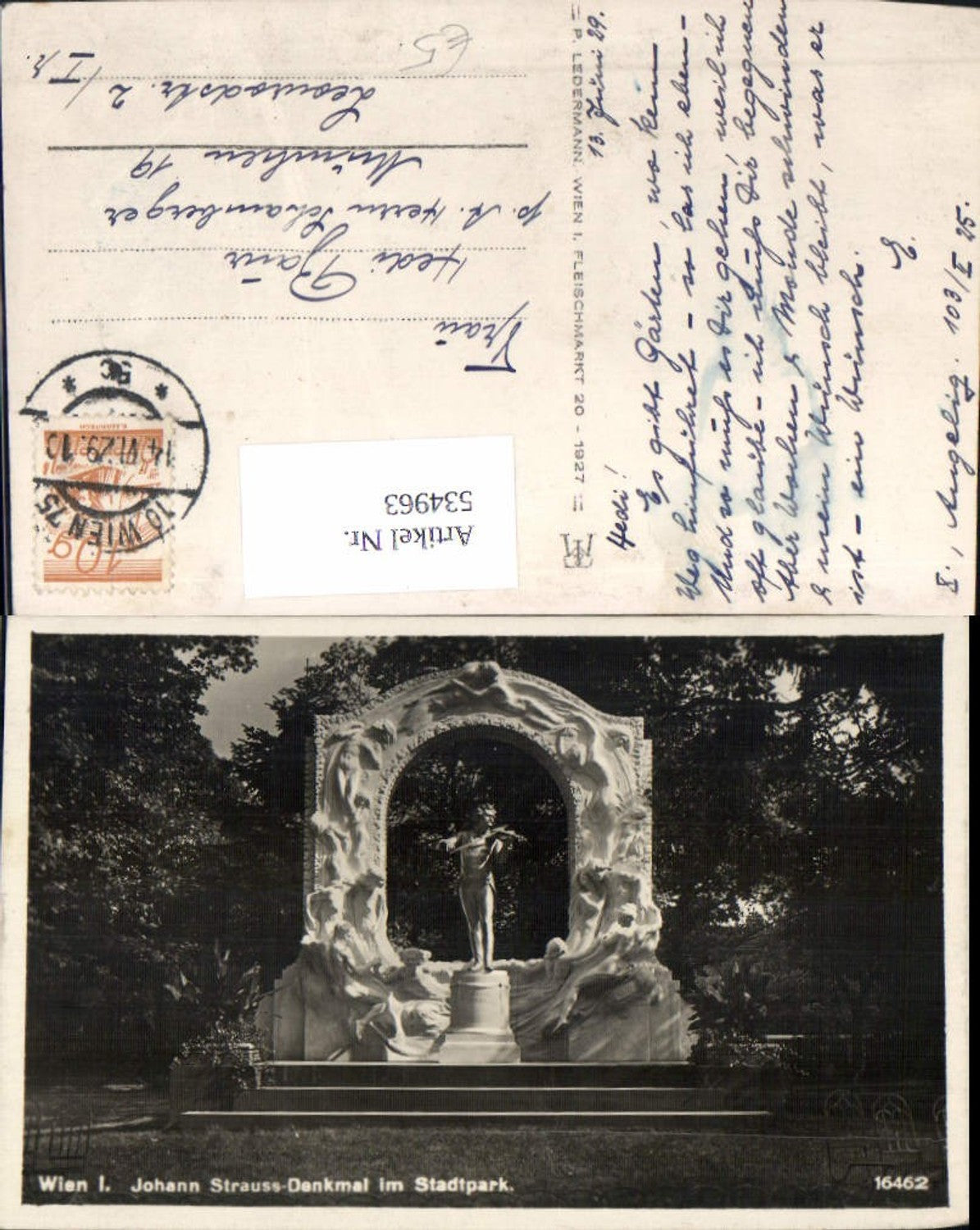 Alte Ansichtskarte – Old Postcard