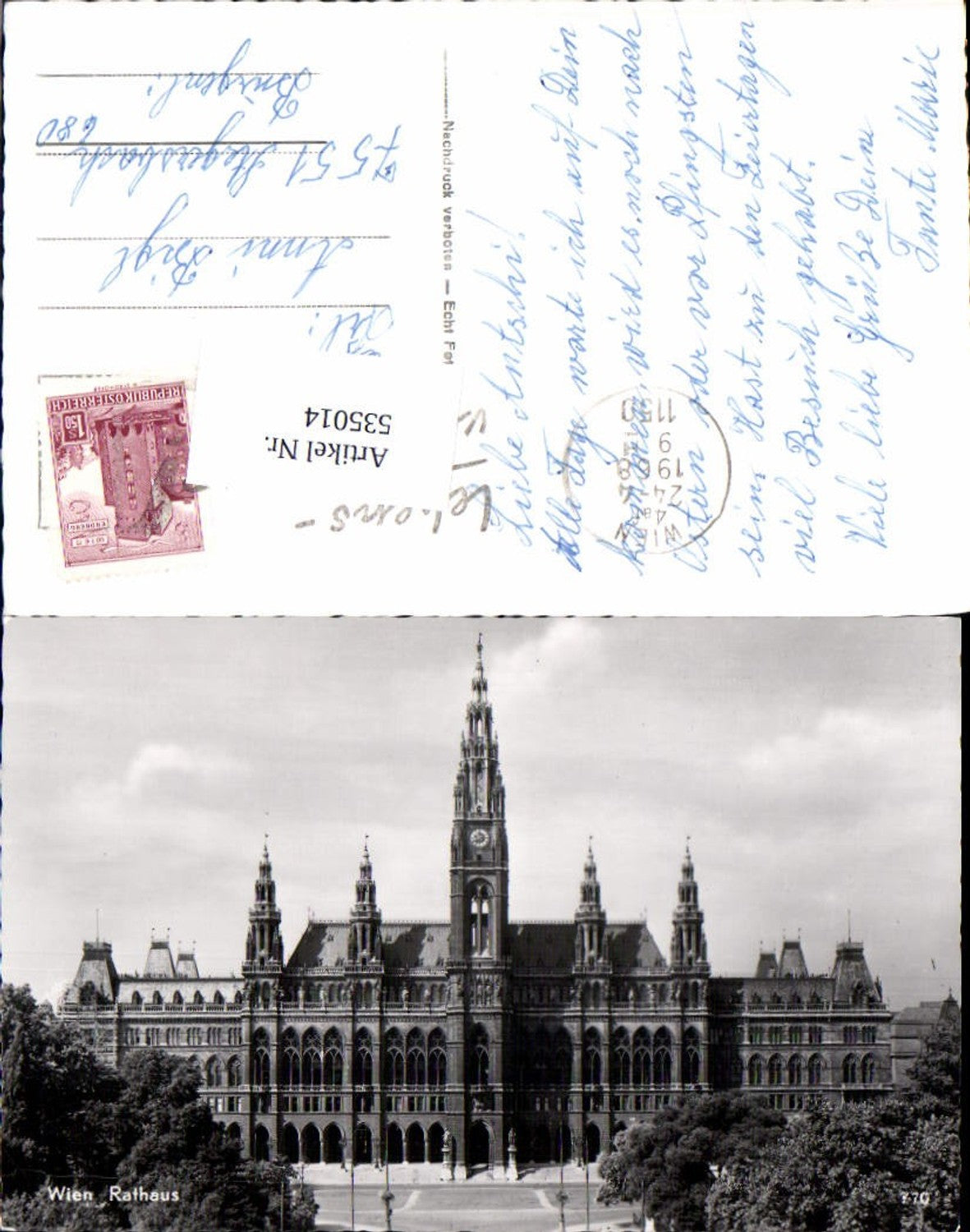 Alte Ansichtskarte – Old Postcard