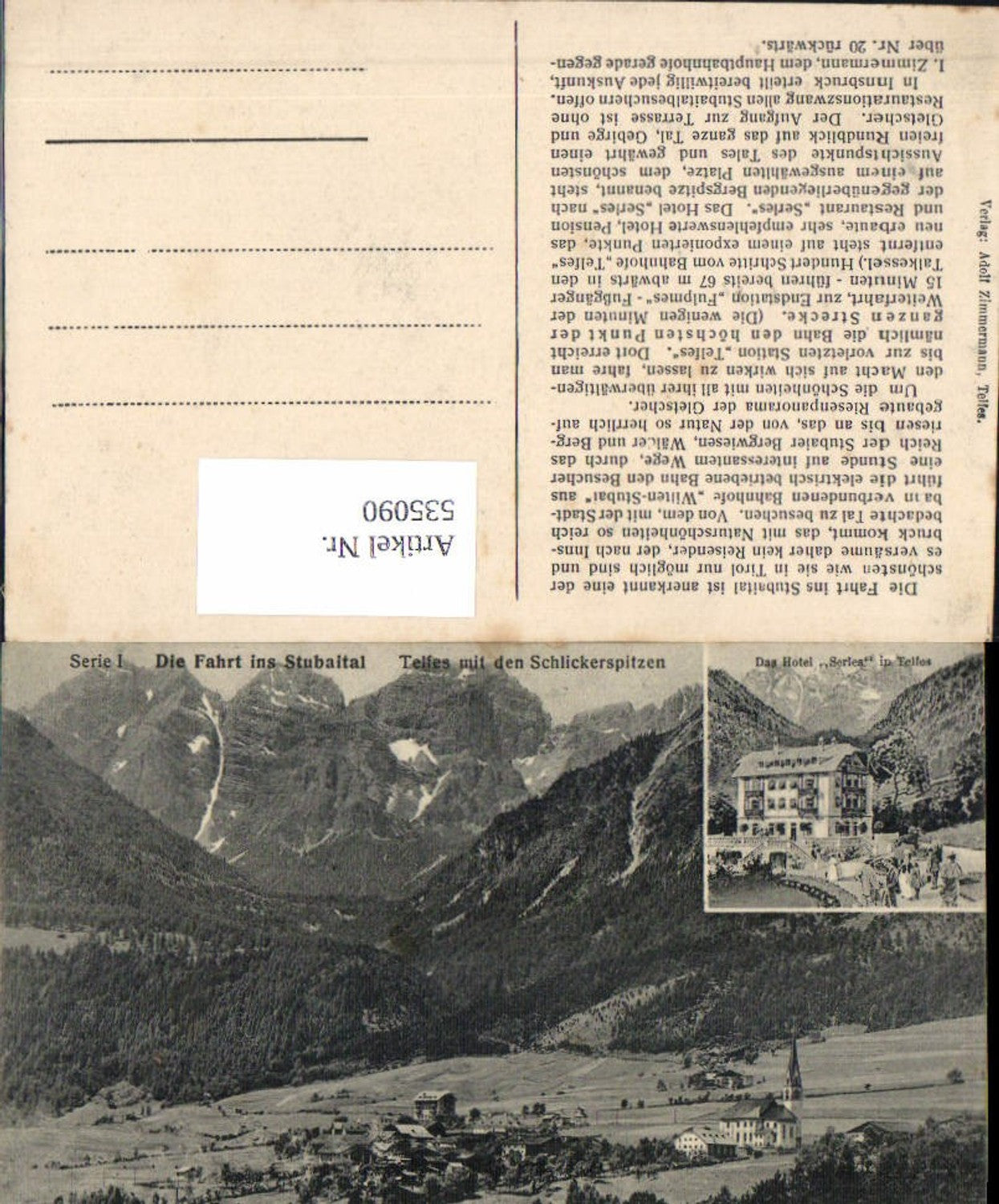 Alte Ansichtskarte – Old Postcard