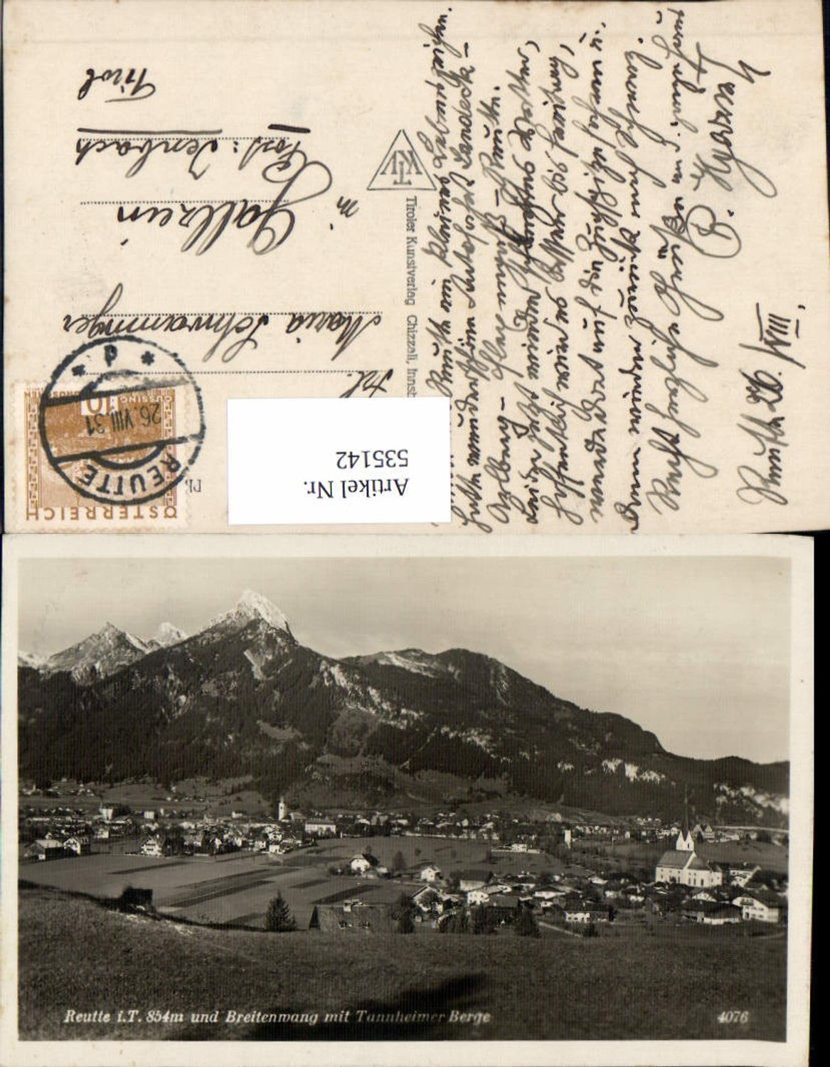Alte Ansichtskarte – Old Postcard