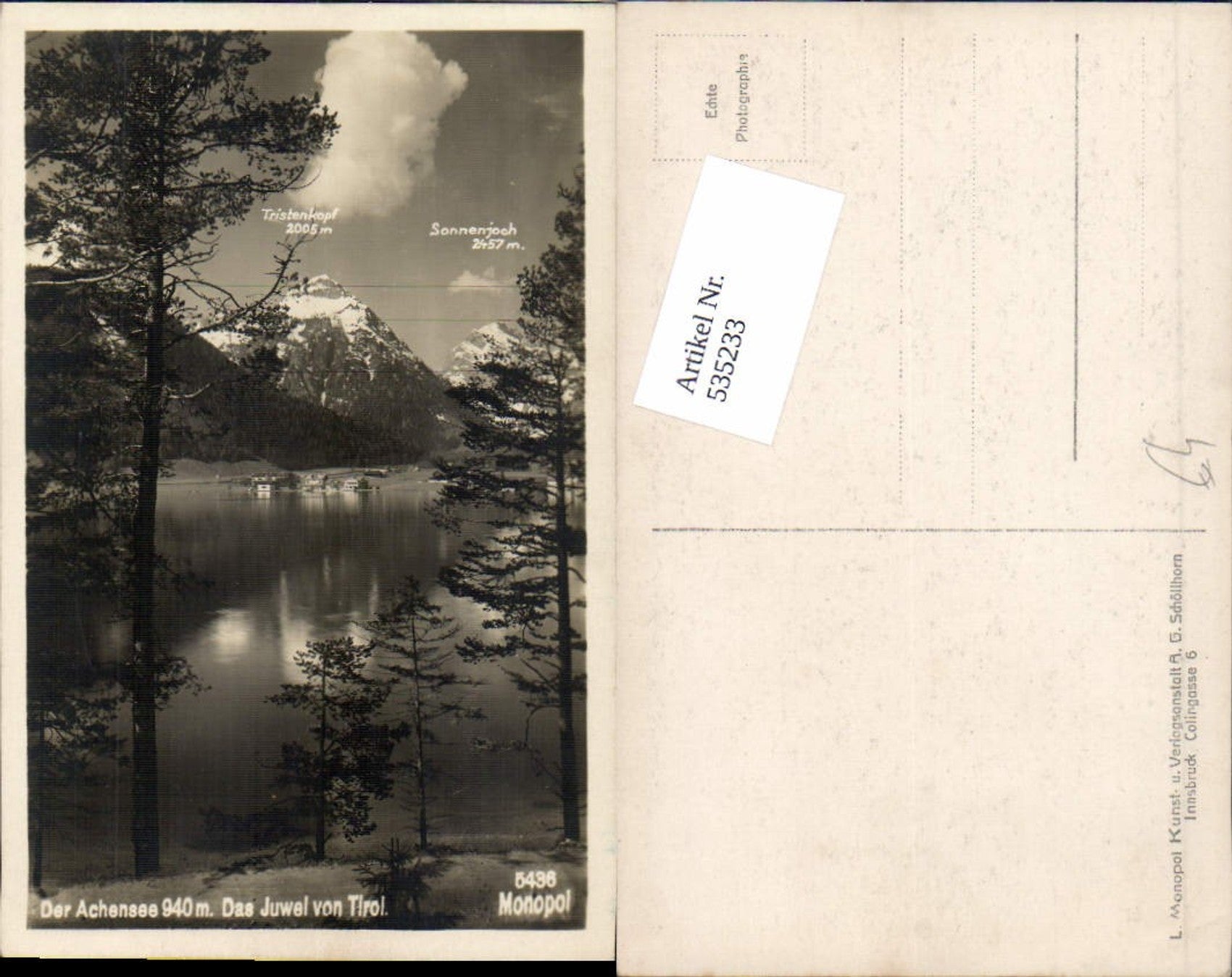 Alte Ansichtskarte – Old Postcard