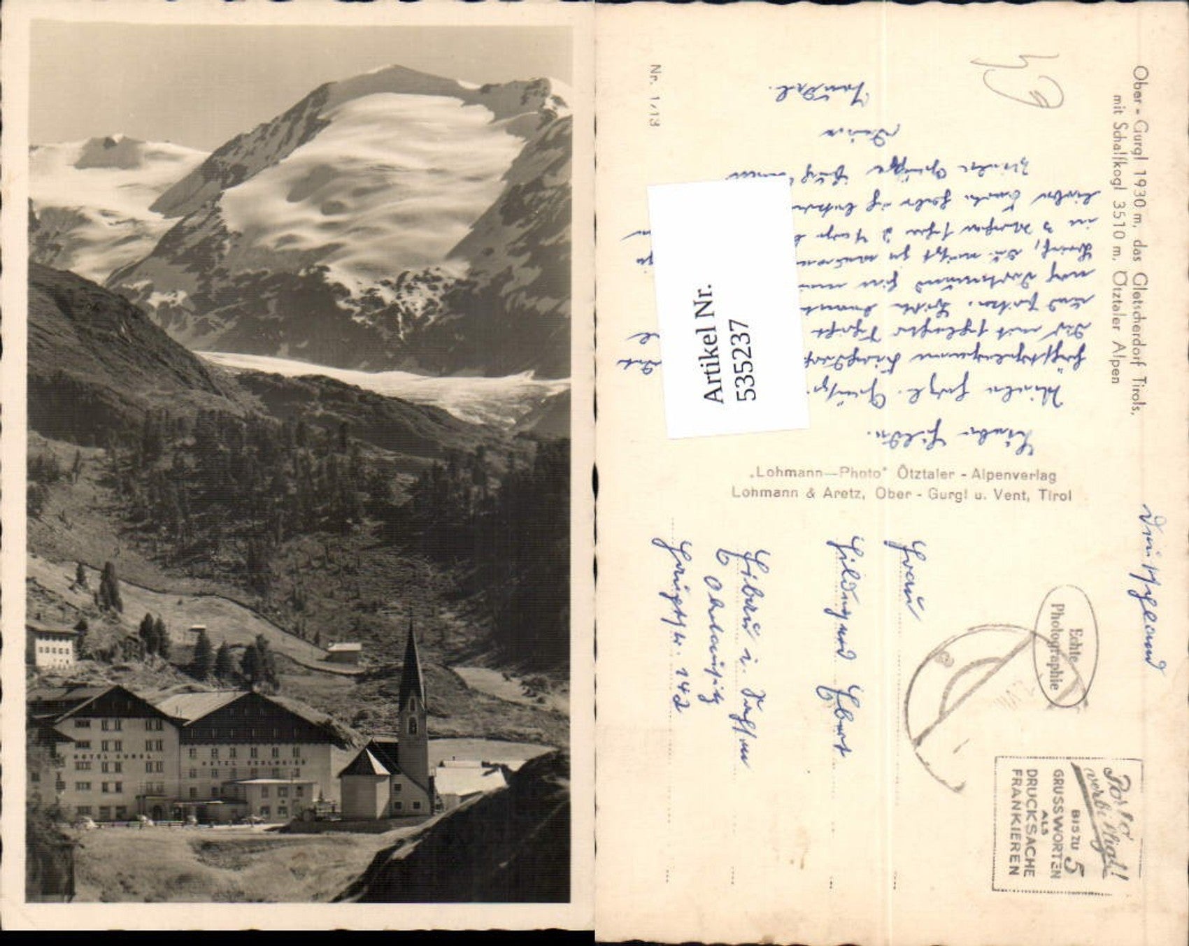Alte Ansichtskarte – Old Postcard