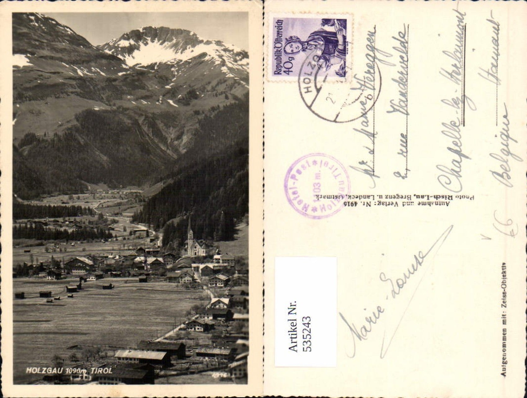 Alte Ansichtskarte – Old Postcard