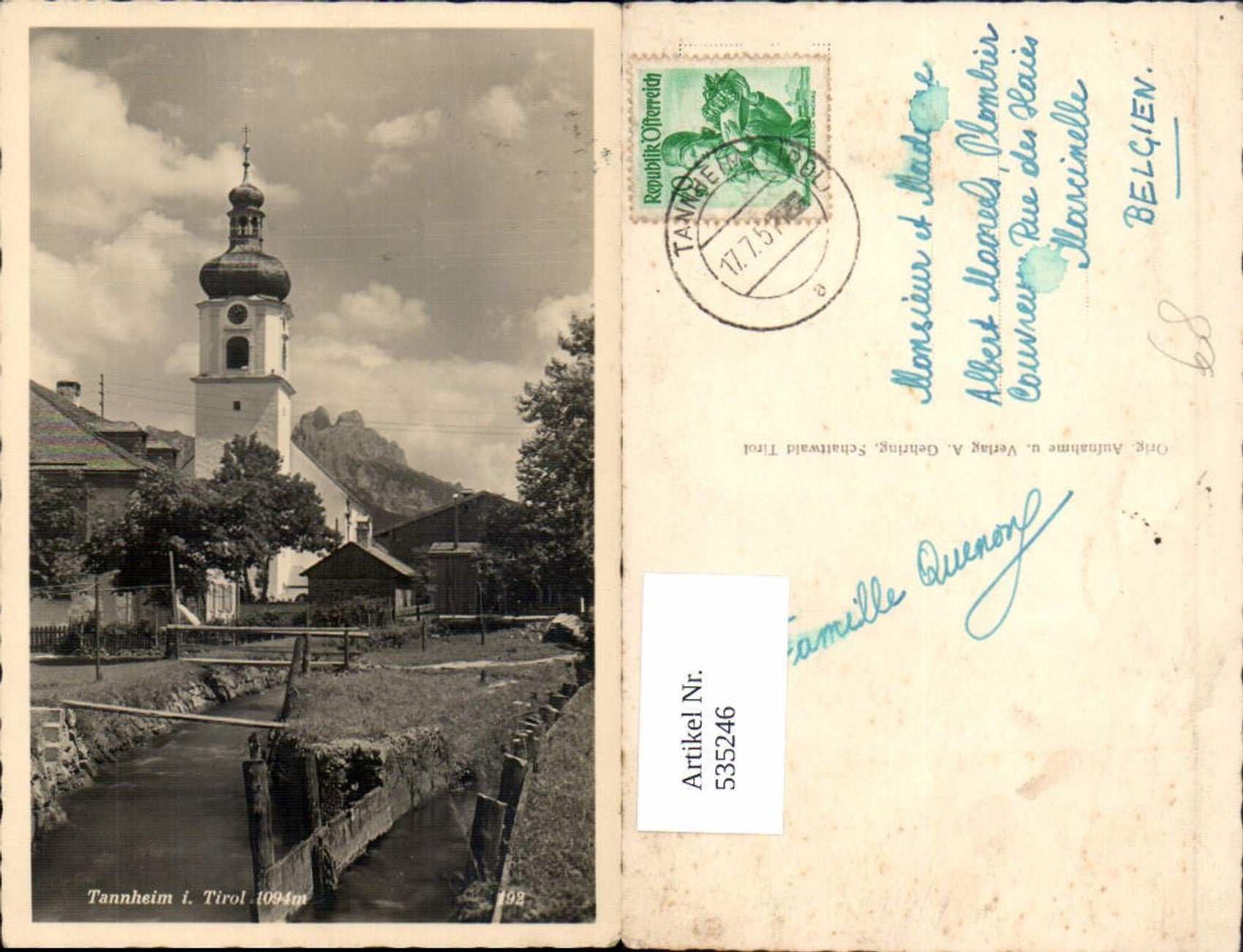 Alte Ansichtskarte – Old Postcard