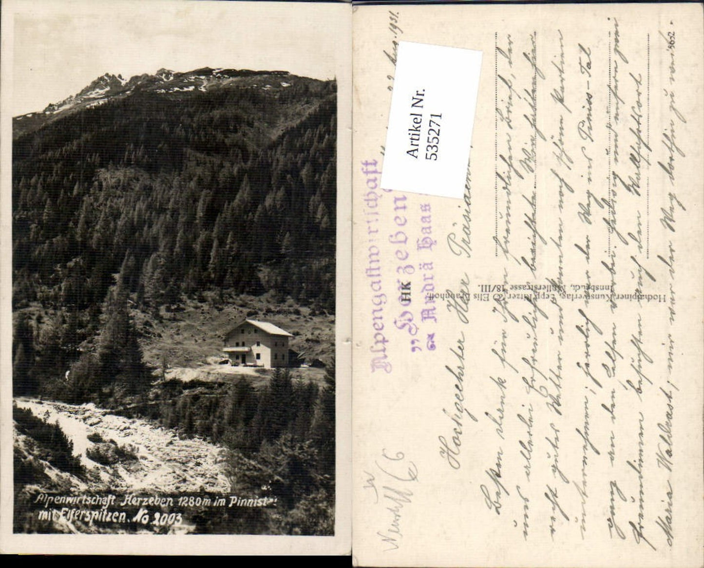 Alte Ansichtskarte – Old Postcard