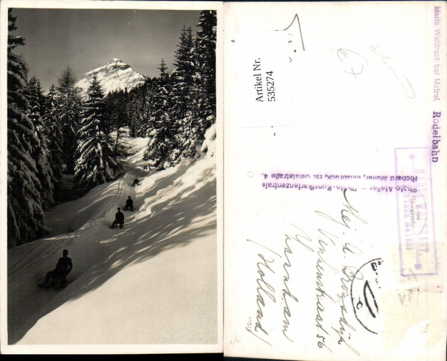 Alte Ansichtskarte – Old Postcard