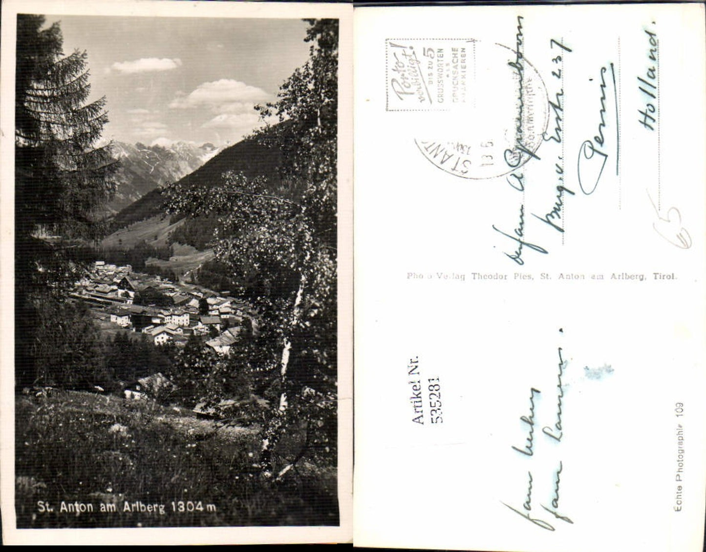 Alte Ansichtskarte – Old Postcard